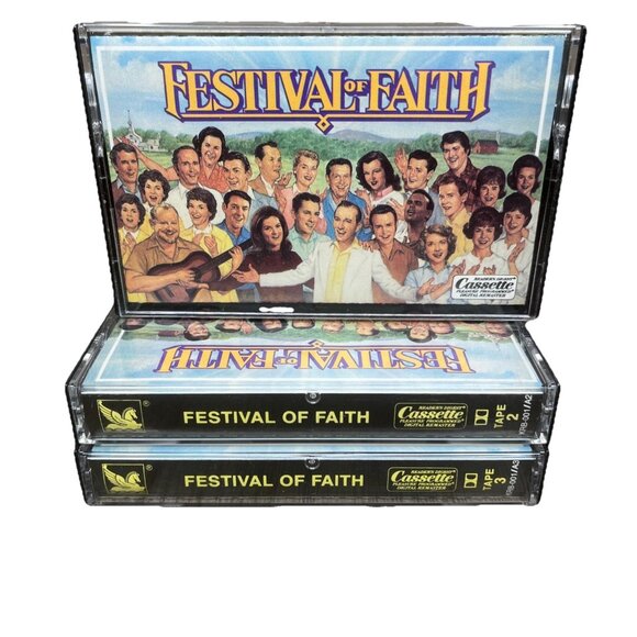Festival Of Faith 1 2 3 Reader's Digest Religious Music Cassette Tapes - Picture 1 of 14
